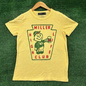 Junk Food x Miller High Life Club T-Shirt Size Medium